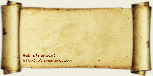 Jana Sladojević vizit kartica